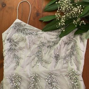 BHLDN Capella Dress Silver